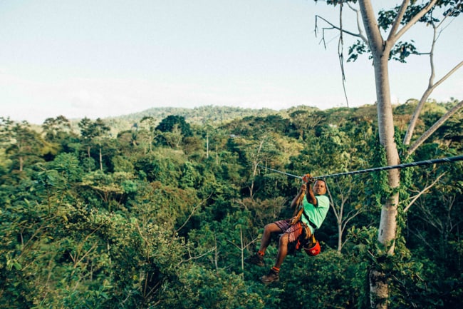 Ziplining Near El Yunque is one of the best things to do in Puerto Rico