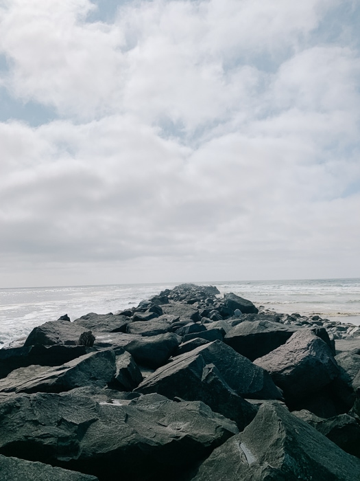 The North Jetty is a fun place to explore in Ocean Shores WA