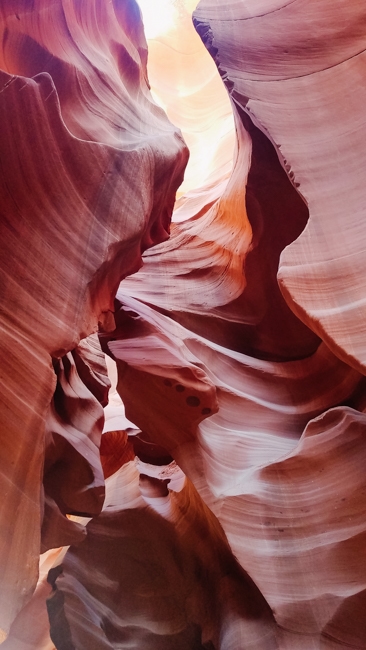 Slot canyon in Page, Arizona