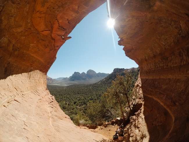 The Birthing Cave in Sedona