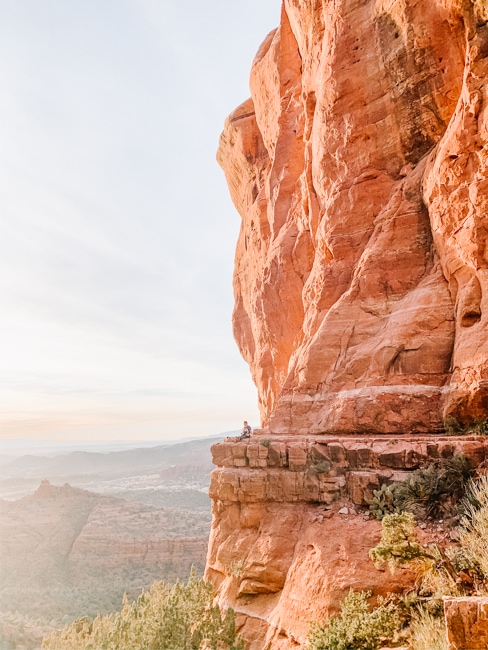 Ledge at Cathedral Rock in Sedona, Arizona