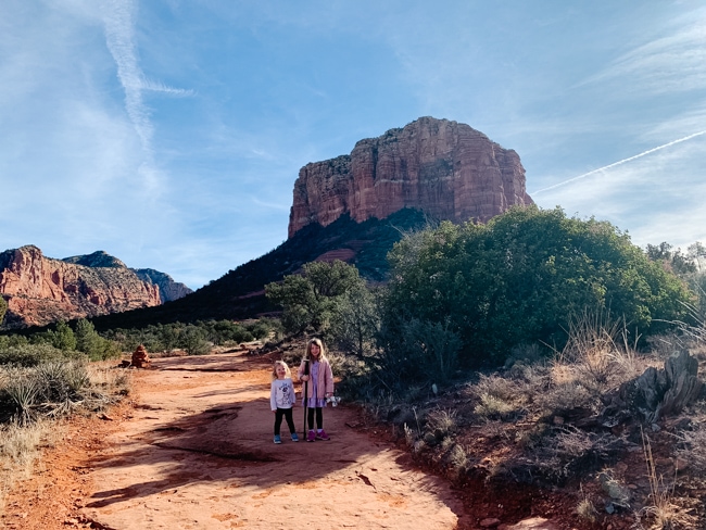 The Courthouse Butte Loop is great hiking in Sedona for kids