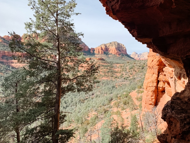 View from the Soldier Pass Cave