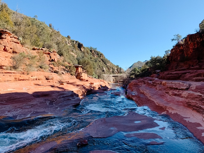 Slide Rock State Park in Sedona, Arizona is a fun thing to do with families