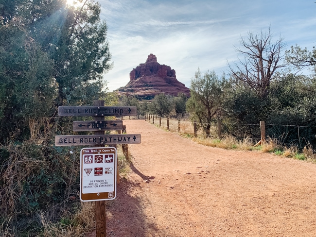 Hiking Bell Rock is one of the fun things to do in Sedona with kids