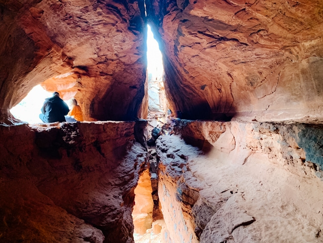 Soldier Pass Cave in Sedona, Arizona
