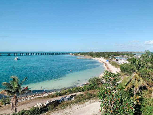 Bahia Honda is a great place to visit for clear water in Florida.