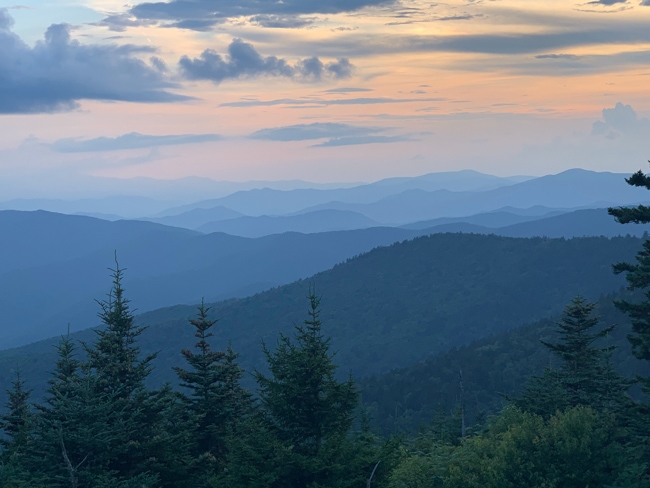 View from one of the best hikes in the Smokies