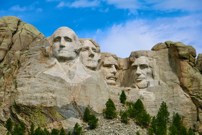 Visiting Mount Rushmore National Monument is one of the most popular things to do in Custer, SD