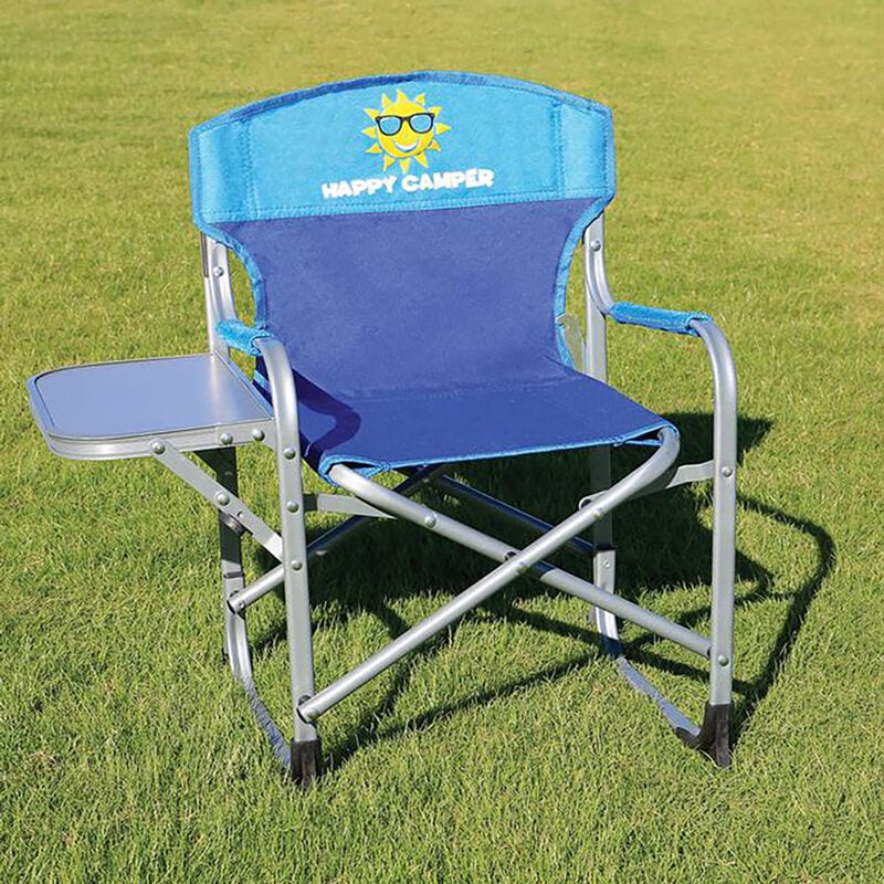 Kids camping chair with tray