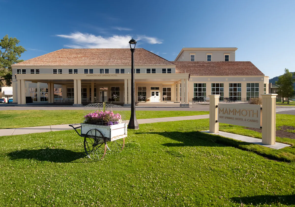 Mammoth Hot Springs is commonly an answer to where to stay at Yellowstone National Park