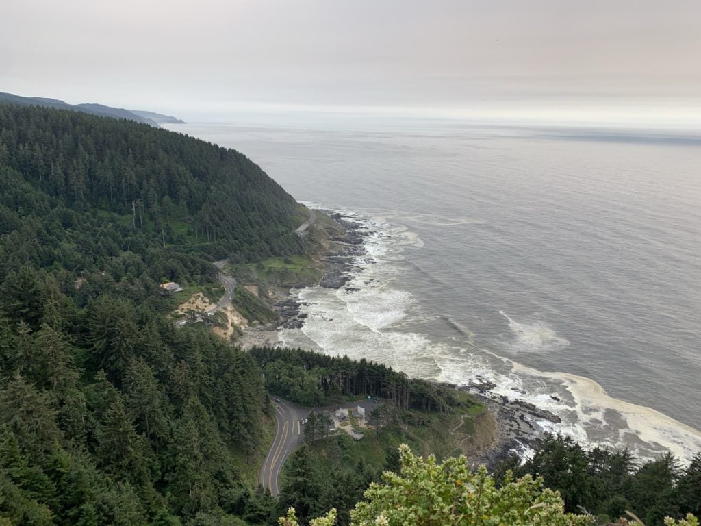View from the Cape Perpetua Lookout