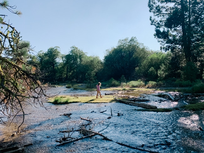 Stream in Lassen Volcanic National Park in California