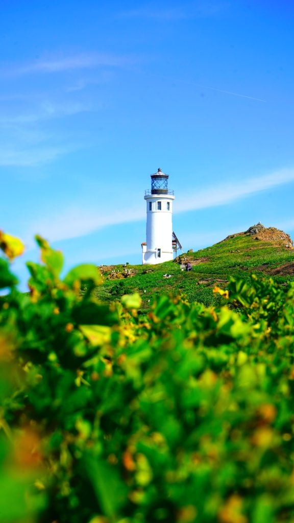 Lighthouse in Channel Islands National Park in California