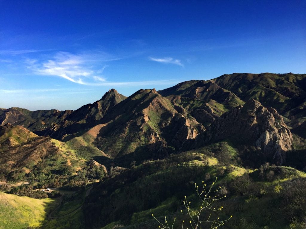 Santa Monica Mountains in California