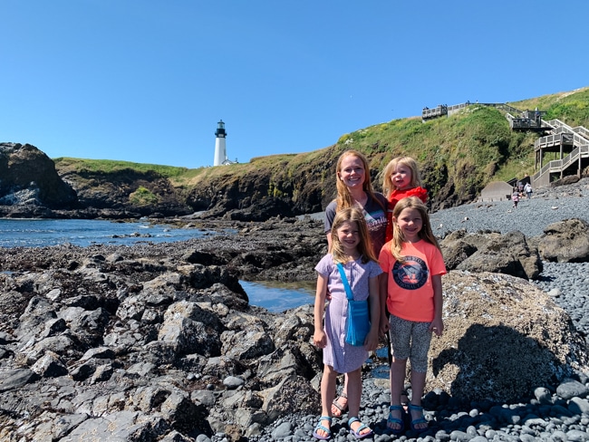 Lighthouse in Newport, Oregon