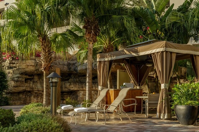 The outside area at the Hyatt Regency Orlando makes it one of the best choices for where to stay in Orlando
