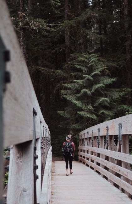 Trail to Bagby Hot Springs