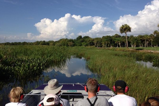view of the best everglades boat tours