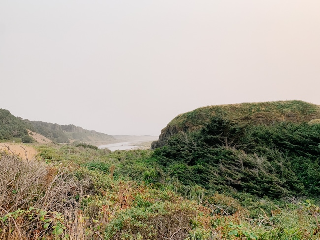 There are lots of great views near the RV parks near Gold Beach, Oregon