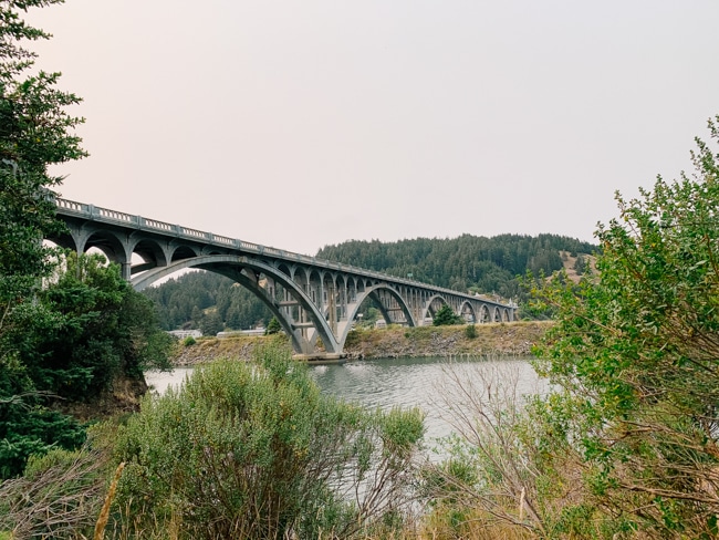 Bridge in Gold Beach, Oregon