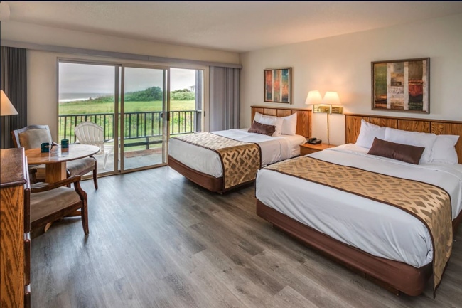 Hotel rooms just north of Florence, Oregon
