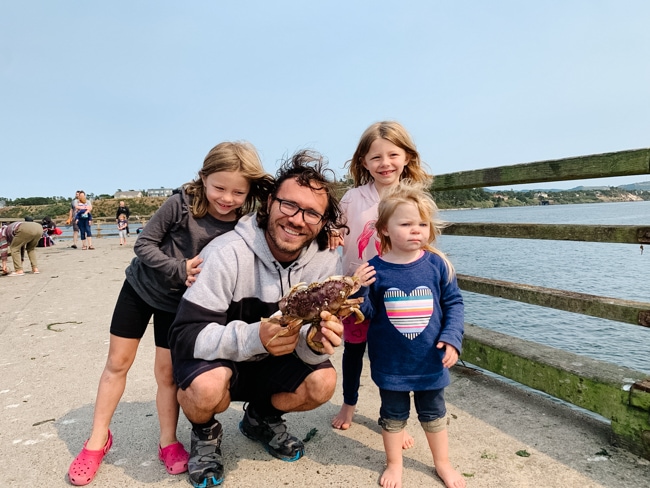 Crabbing in Florence, Oregon