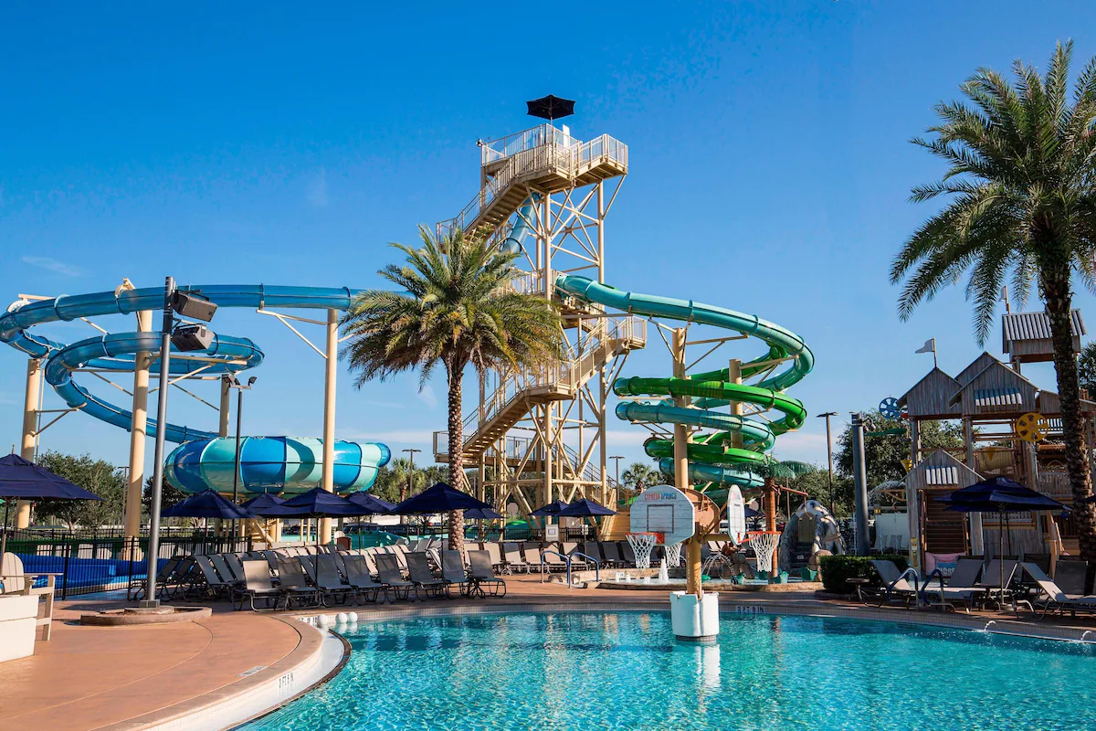 Gaylord Palm water slides