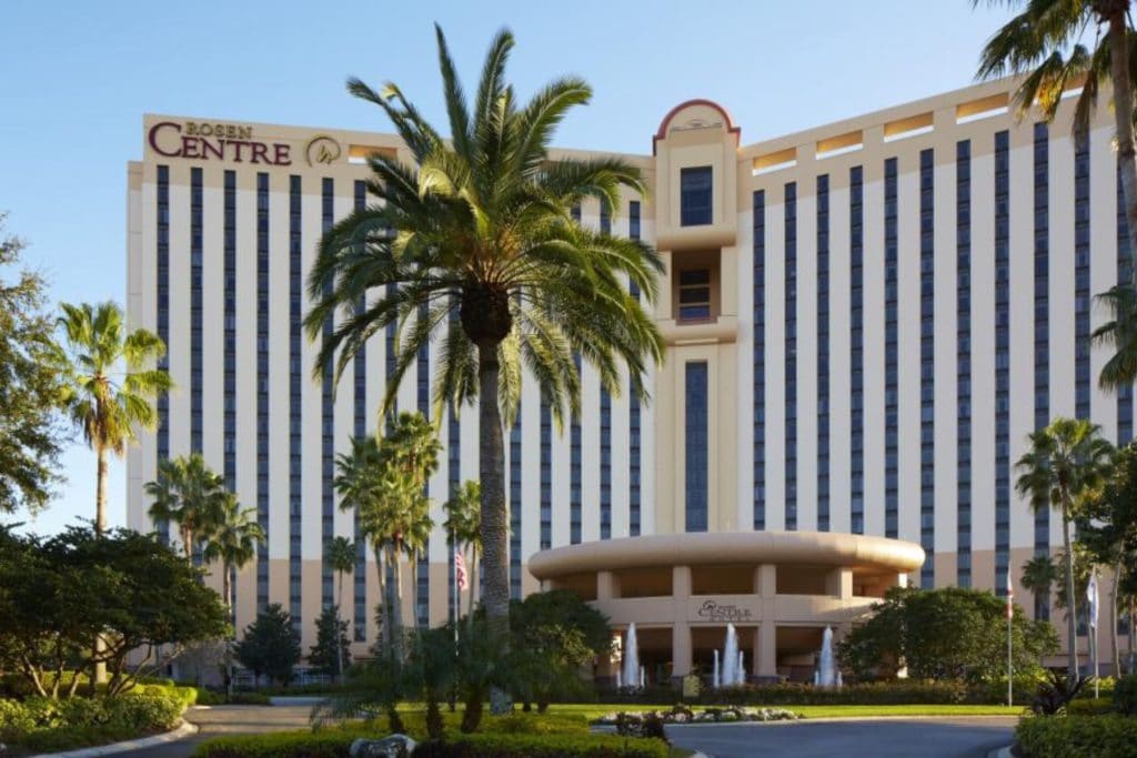 The Rosen Centre Hotel entrance