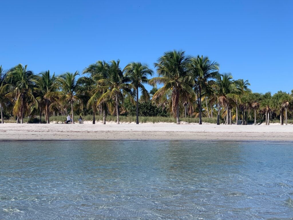 Key Biscayne Beach in Florida