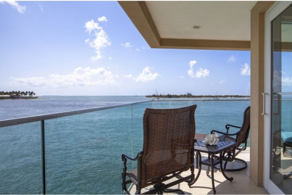 Balcony at Pier House Resort