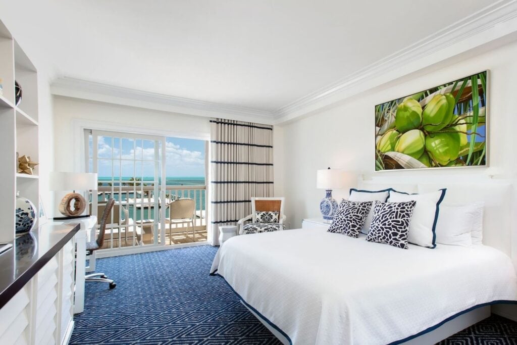Hotel room at the Oceans Edge Key West Resort