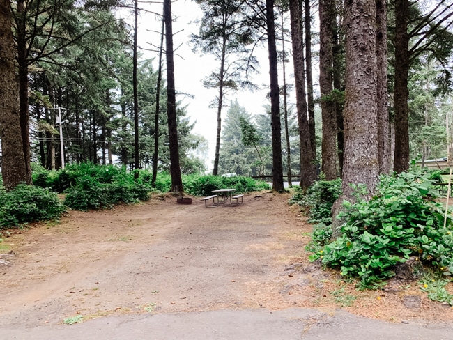 Camping in Coos Bay, Oregon