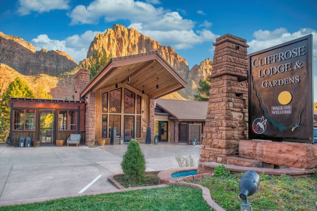 Cliffrose Lodge and Gardens near Zion National Park