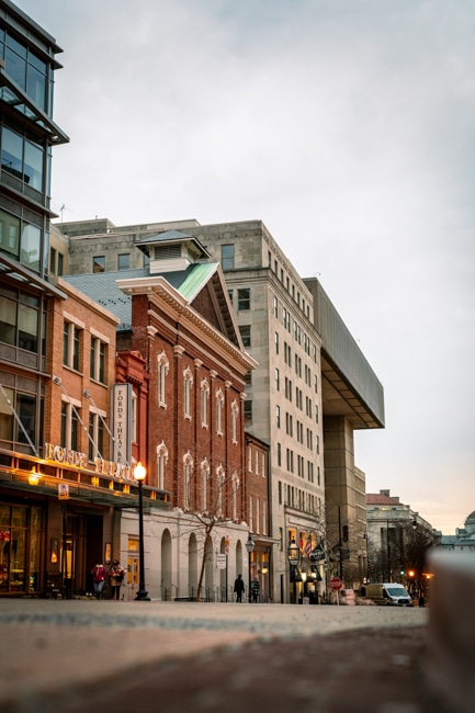 Visiting Ford's Theater in Washington DC