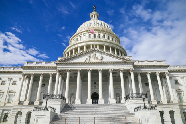 Taking a tour of the U.S. Capitol Building is a must during a weekend in Washington DC