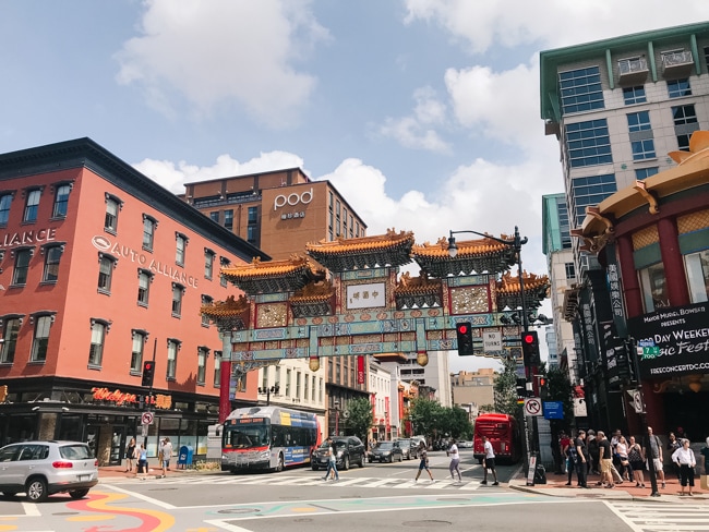 China Town is a great place to visit for dinner during a weekend in Washington DC