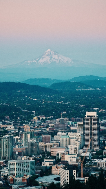 View of downtown Portland
