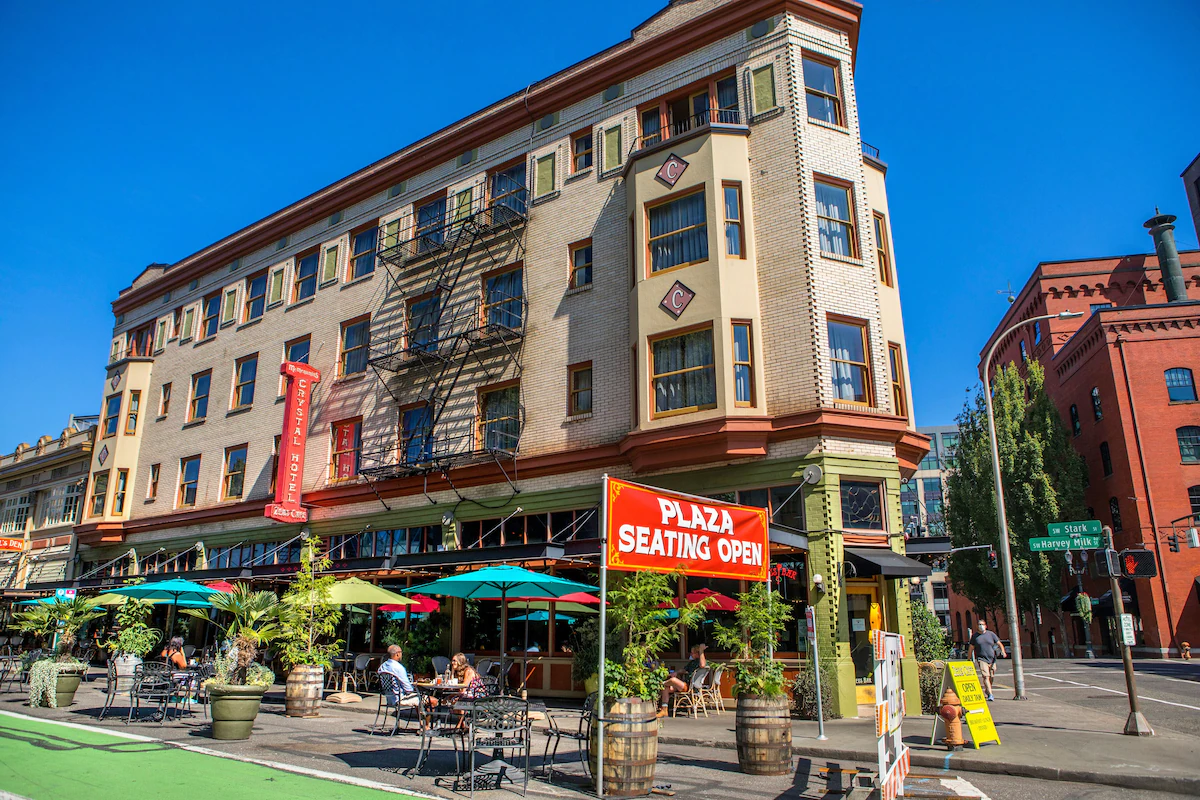 McMnamins Crystal House is one of the unique options for where to stay in Portland