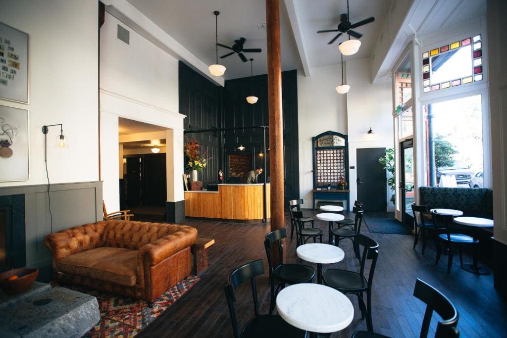 Society Hotel Lobby in Portland, Oregon