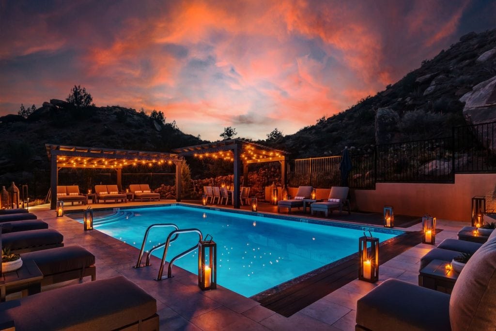 Swimming pool at LaFave Luxury Rental