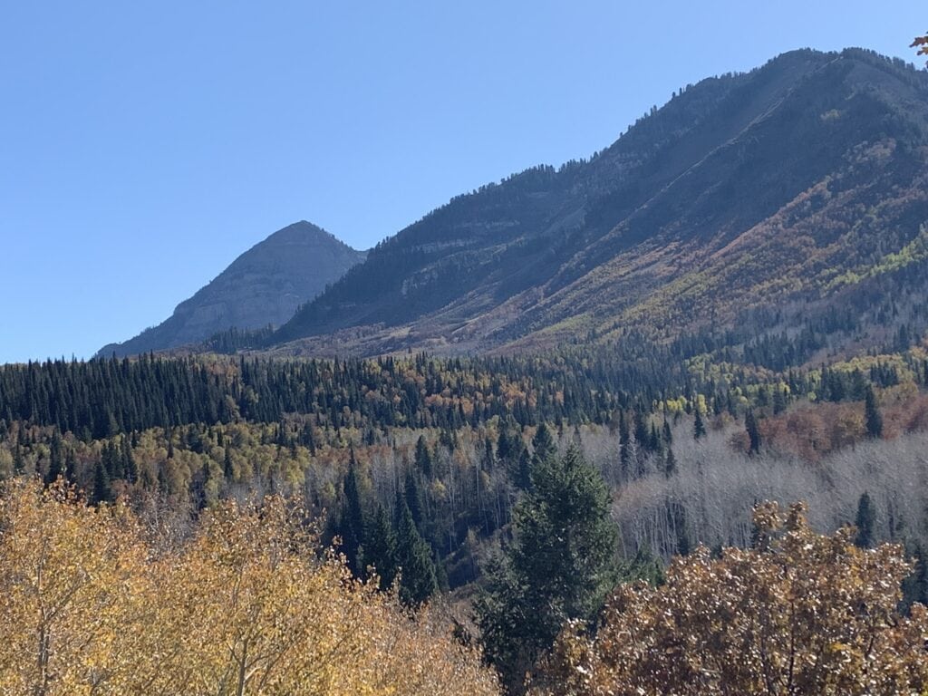Big Cottonwood Canyon near Salt Lake City
