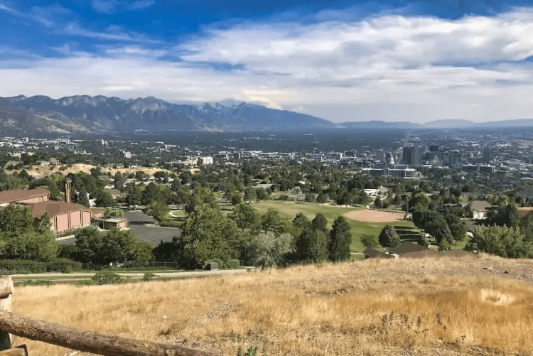 View of downtown Salt Lake