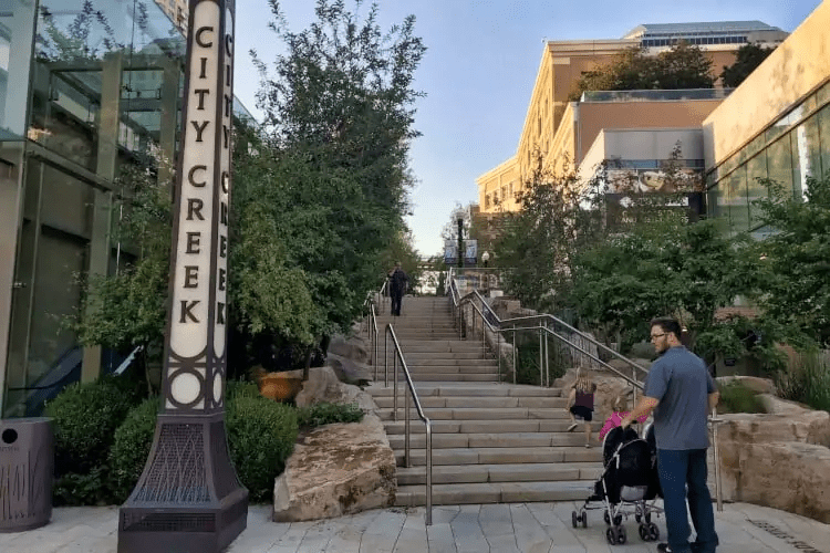 City Creek in Salt Lake City, Utah