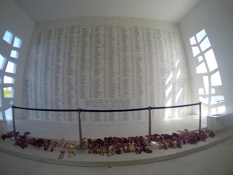 Pearl Harbor Wall of Remembrance