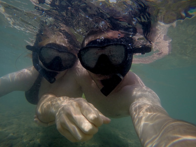 Snorkeling in Hanauma Bay on Oahu