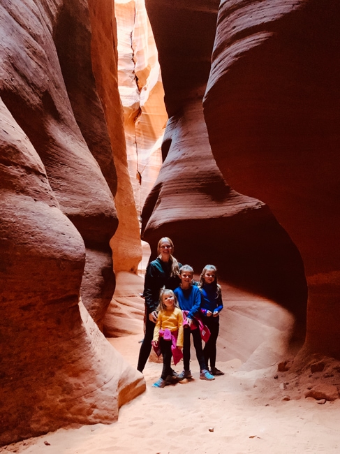 Family in Antelope Canyon X