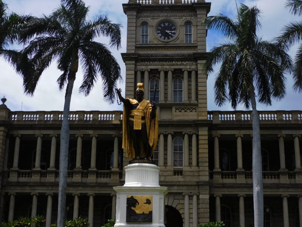 The Iolani Palace is a quick stop to add in your Oahu itinerary