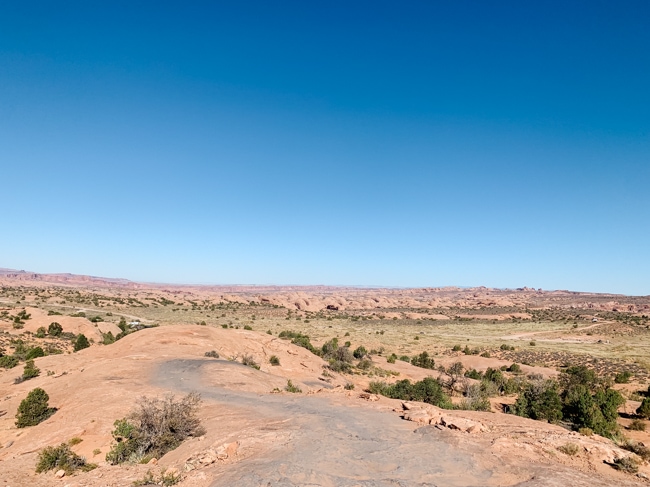 4x4 trail in Moab, Utah