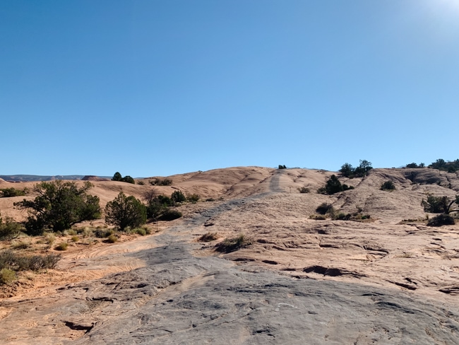 Trail that guided tours in Moab explore